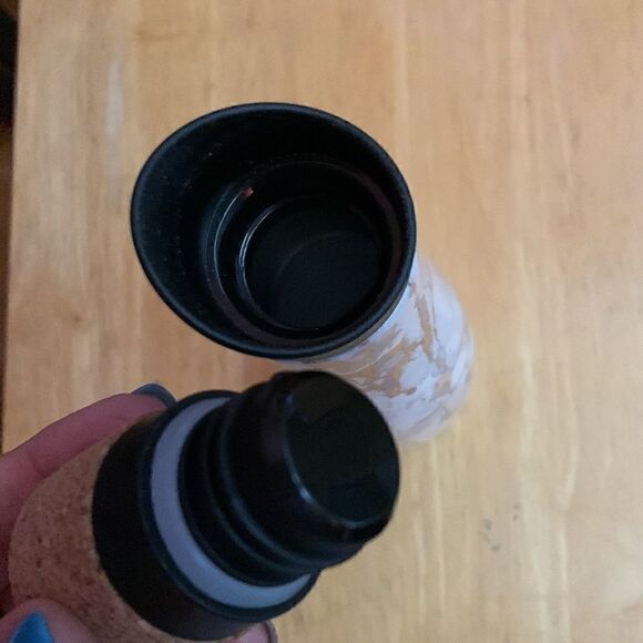 Wine Decanter Stainless Steel Faux Marble Picnic - Picture 4 of 8